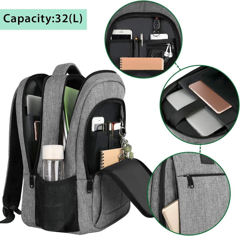 MATEIN Travel Laptop Backpack – Anti-Theft & Luggage Strap