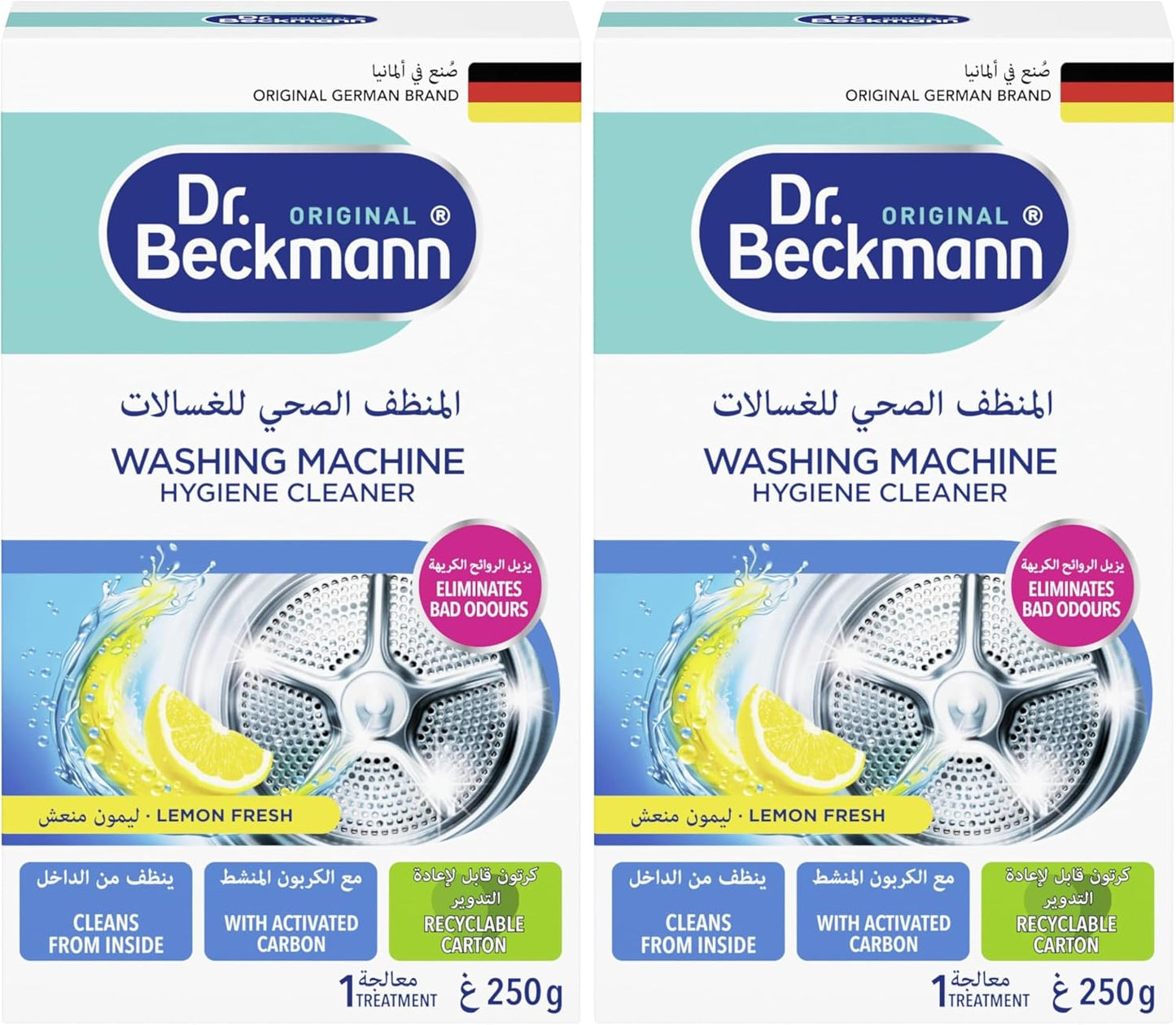 Dr. Beckmann Service-it Deep Clean Washing Machine Cleaner | Removes 99,99 % of bacteria and fungi and viruses | eliminates bad odours | 250 g