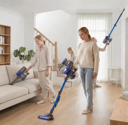 Akitas V8 3-in-1 Cordless Hoover Vacuum Cleaner Handheld & Upright Lightweight 22.2 V 150 W, Rechargeable Lithium Battery for Floors Carpets and Pet Hair