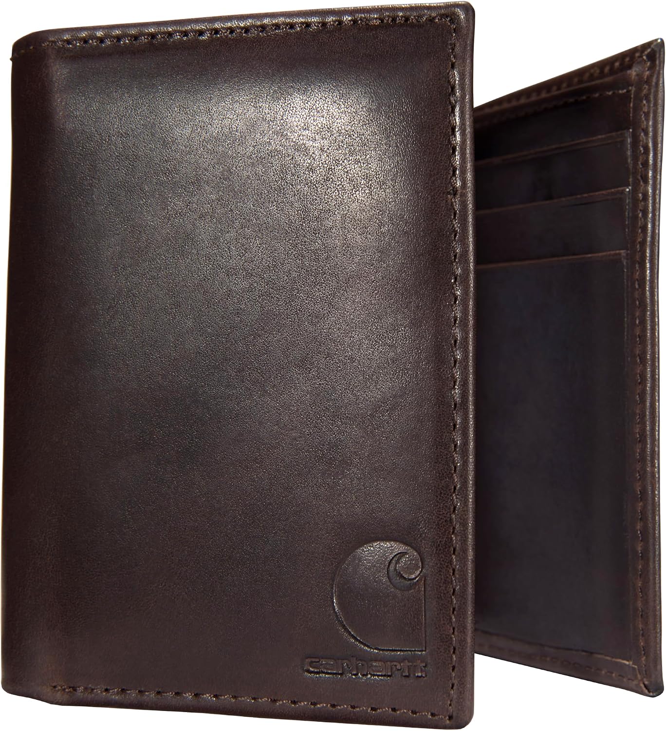 Men’S Oil Tan Leather Wallet, Front Pocket, Passcase & Trifold Designs, Long-Lasting Construction, Gifts for Men