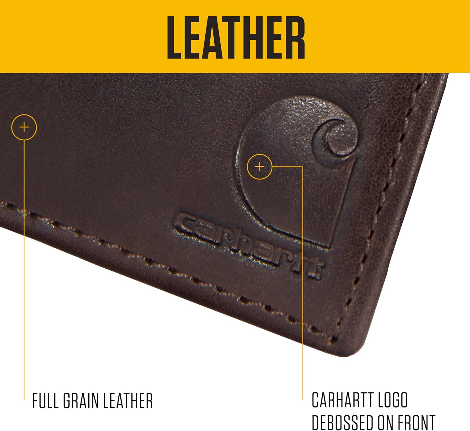 Men’S Oil Tan Leather Wallet, Front Pocket, Passcase & Trifold Designs, Long-Lasting Construction, Gifts for Men