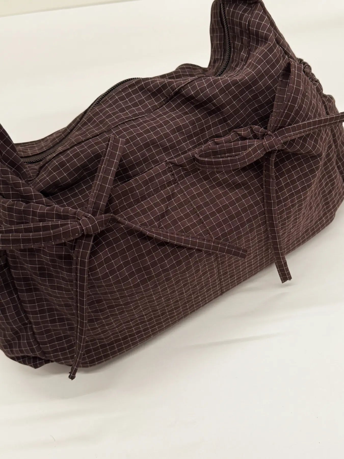 Niche Sweet Cool Stylish Simple, Versatile One-Shoulder Messenger Bag, Shoulder Strap Messenger Bag with Adjustable Personality, Retro Plaid One-Shoulder Underarm Bag, Casual and Everyday Suitable for Shopping and Dating, Etc.