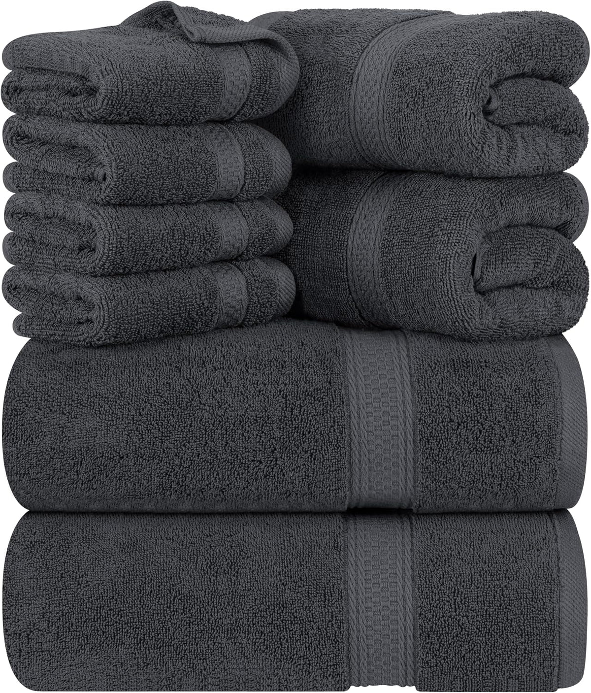 8-Piece 100% Cotton Towel Set