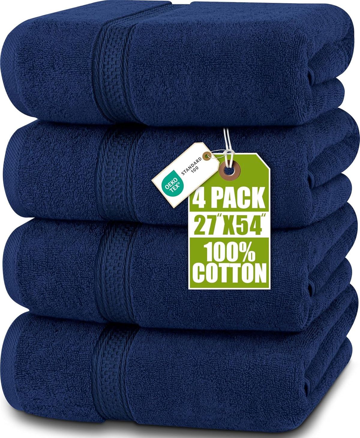 8-Piece 100% Cotton Towel Set