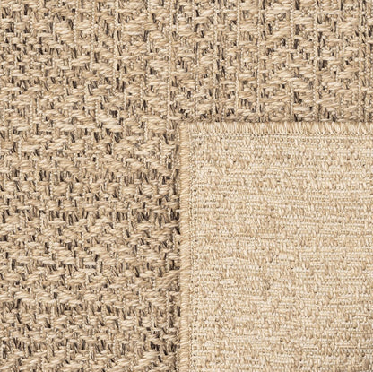 the carpet Kansas - robust indoor and outdoor carpet in natural jute look, weatherproof, suitable for patio and garden, approx. 120 x 170 cm