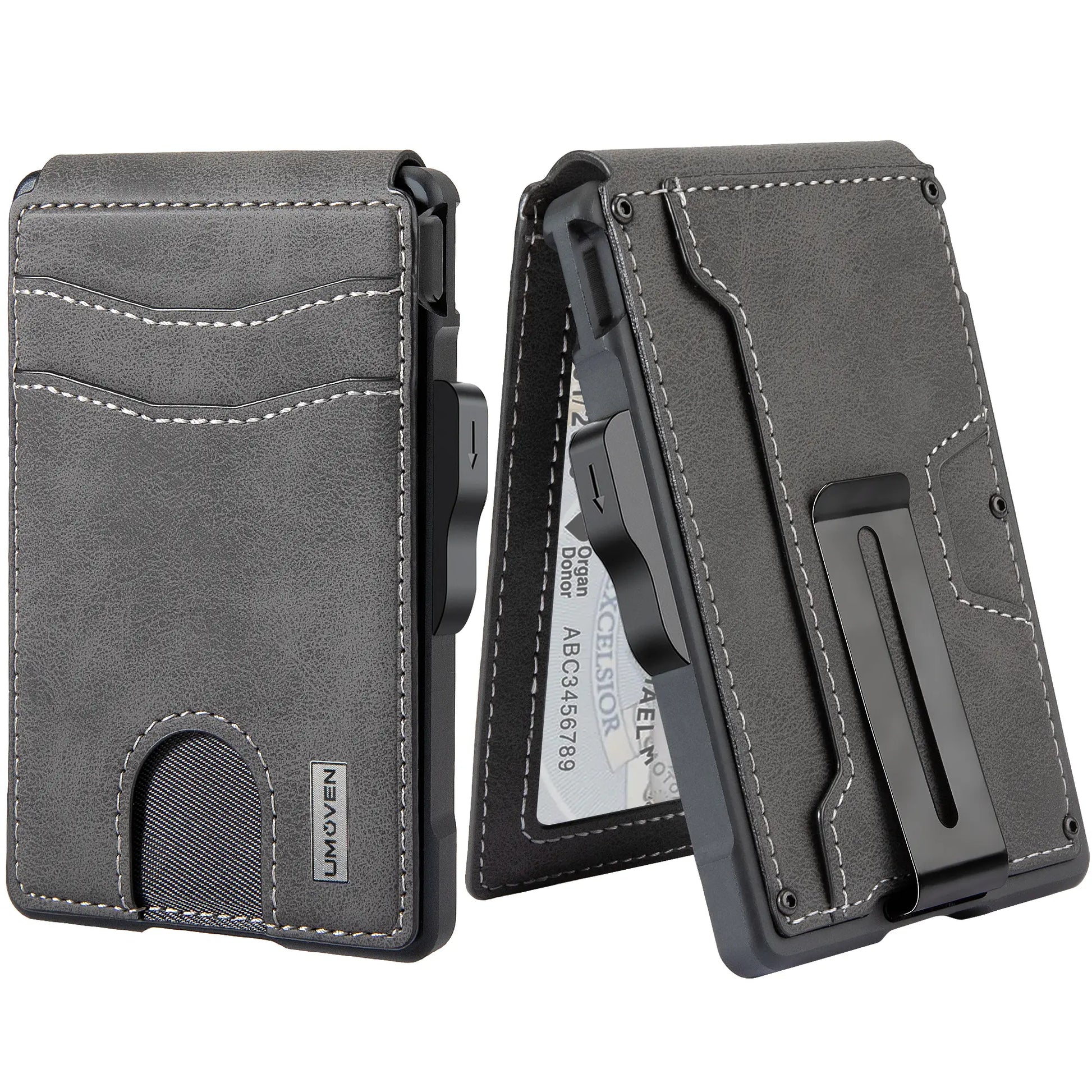 Umoven Wallet for Men - Minimalist Bifold Wallet with RFID Protection