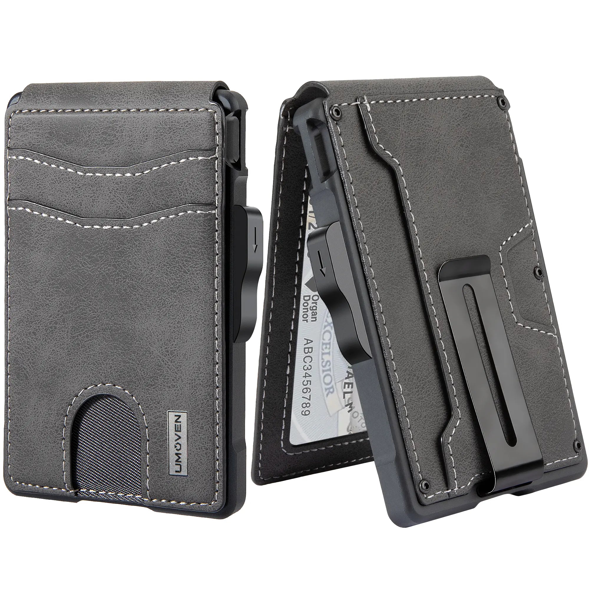 Umoven Wallet for Men - Minimalist Bifold Wallet with RFID Protection