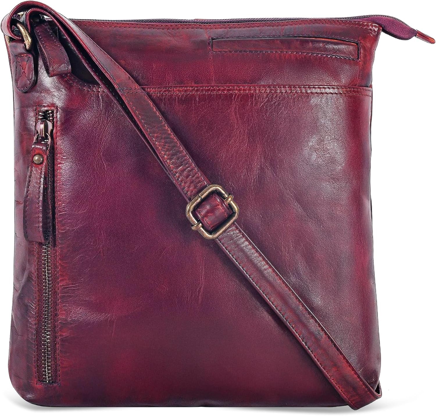 Oak Leathers Women's Genuine Leather Crossbody Bag